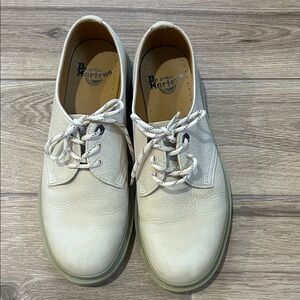 Dr. Martens Off-White Leather Men's Oxfords